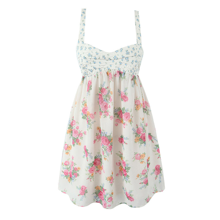 Femme Floral Print Sommerkjole Stilla