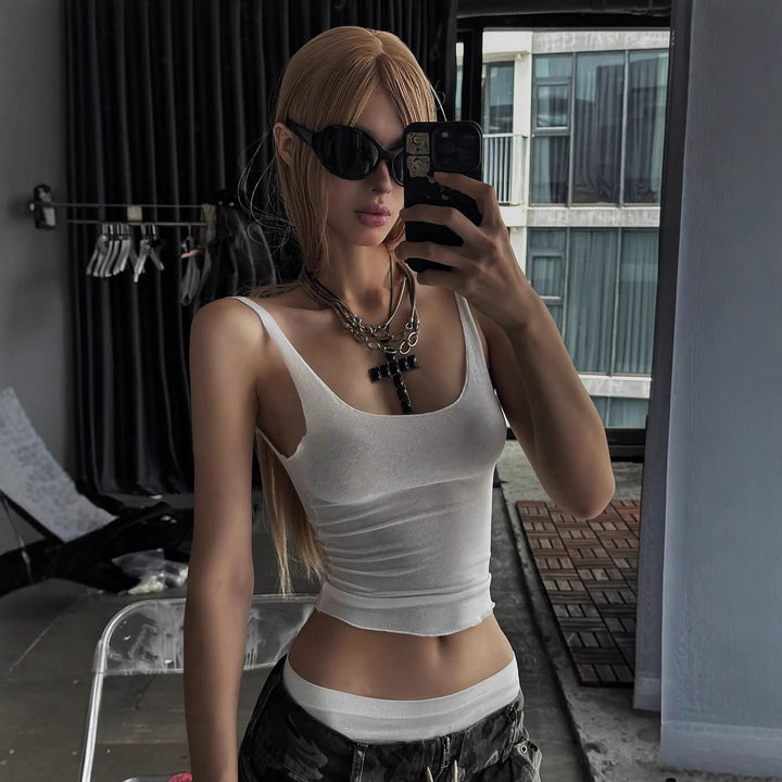 Dame Sportsligt Tanktop med indbyggede Bustiers Skovae
