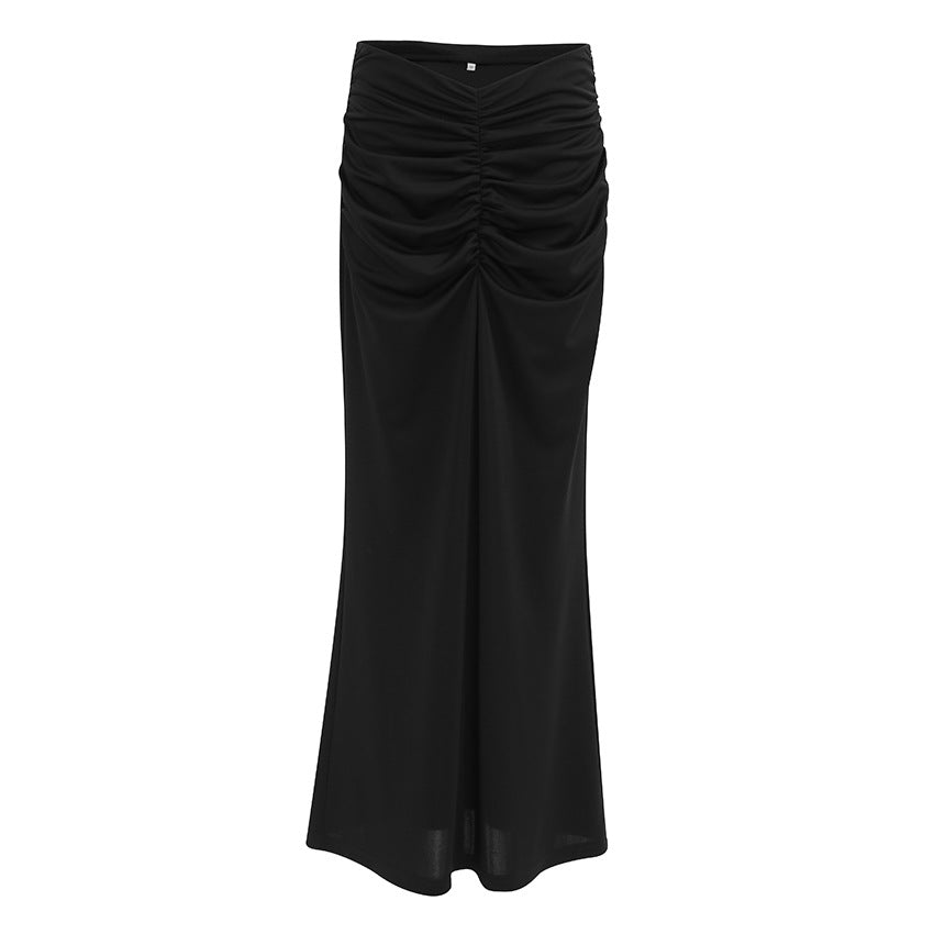 Dame Figursyet Sæt bestående af Crop Top og Maxikjole Stilla