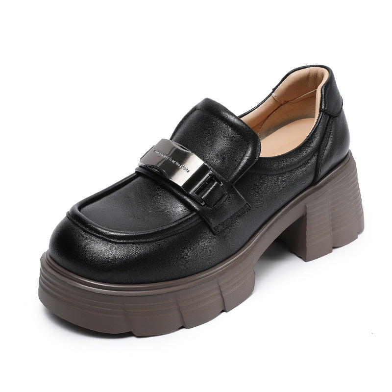 Dame Chunky Platform Slipper med dekorativ spænde Stilla