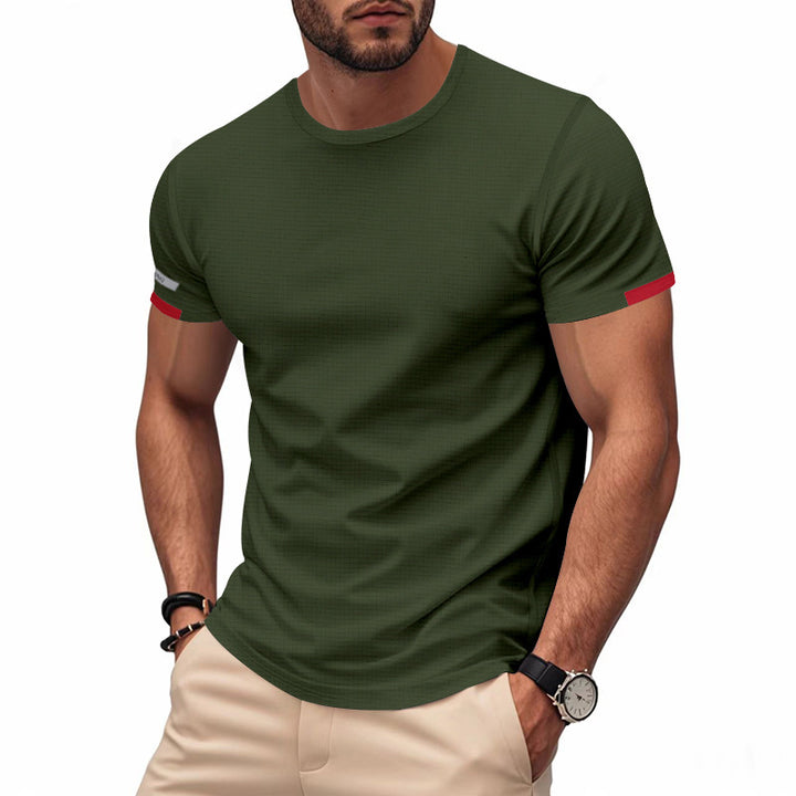 Herre åndbart sport T-shirt med reflekterende elementer Stilla