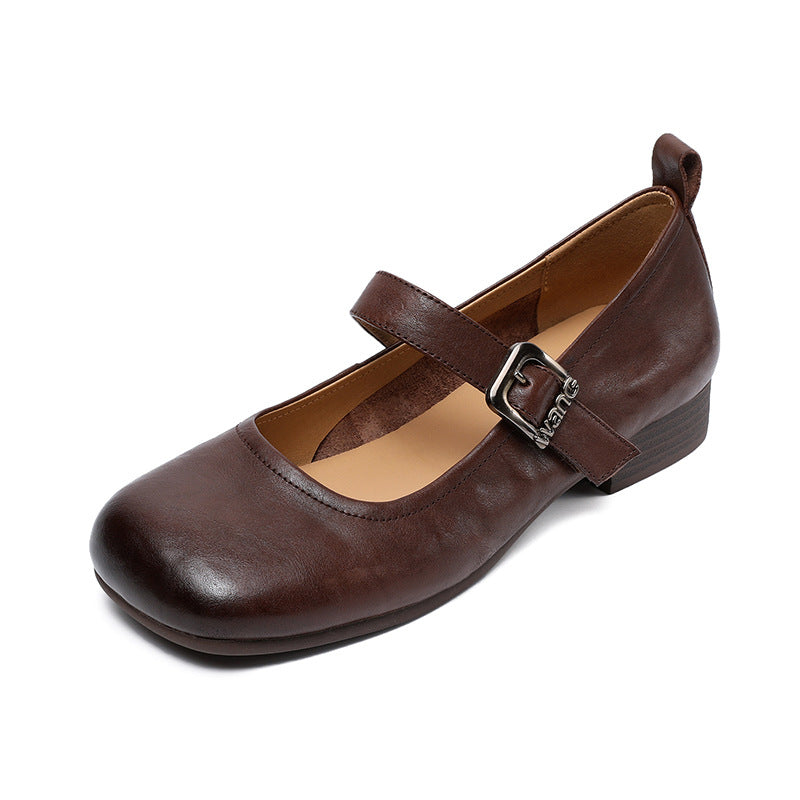 Dame Elegante Mary Jane Ballerinas med Behageligt Fodbed Stilla