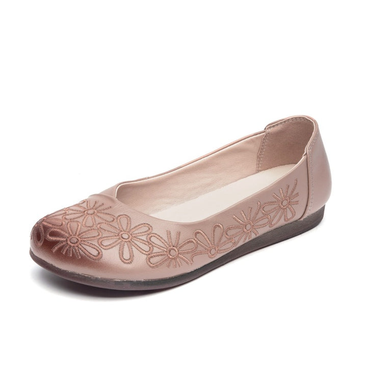 Dame Floral Bestickede Ballerinas Stilla