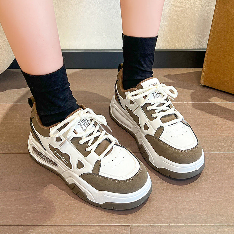 Dame modische sneakers med udtalt profil og åndbart mesh-overmateriale Stilla