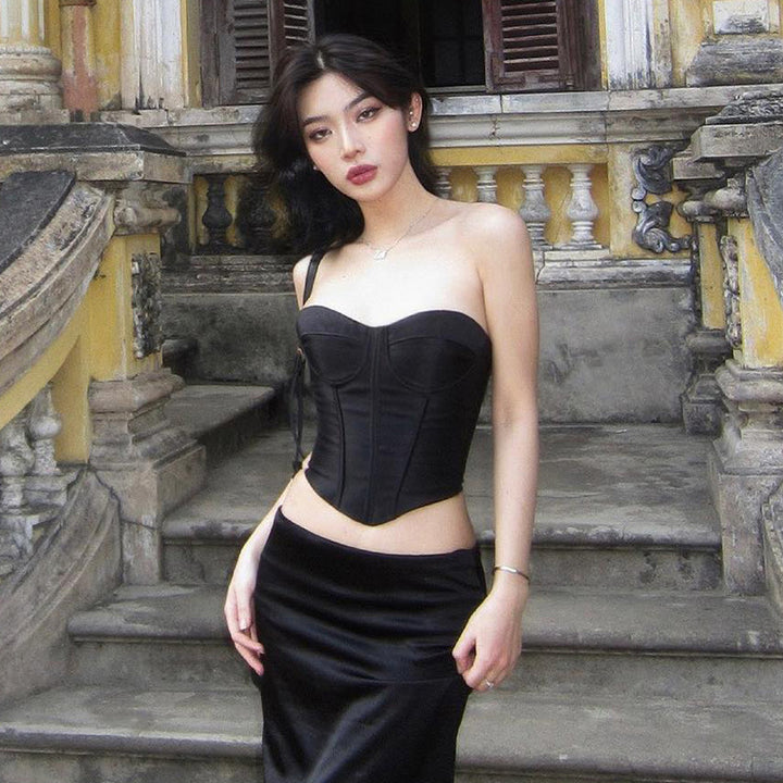 Damer Struktureret Bustier-Top Stilla