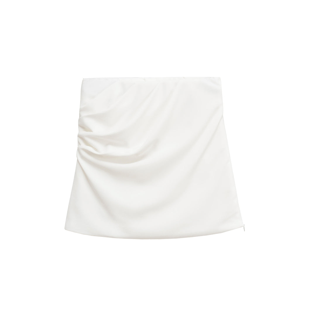 Femme Off-Shoulder Rynket Bluse Stilla