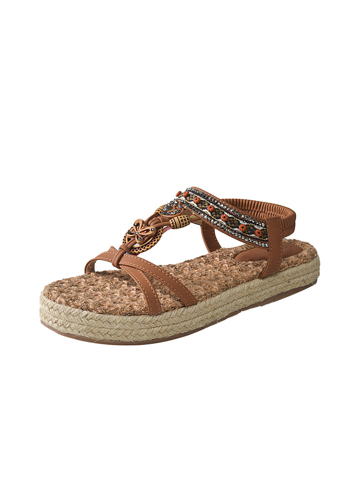 Dame Trendy Rem-Sandaler med dekorativ smykkedetalje Stilla