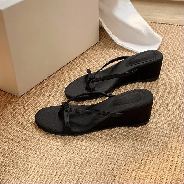 Dame Stilfulde Wedge Flip Flops Stilla
