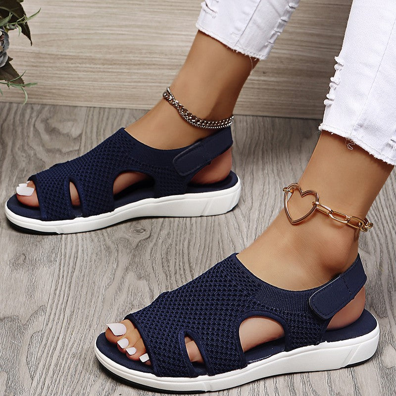 Dame lette sandaler med åndbart net-overflade og ergonomisk sål Stilla