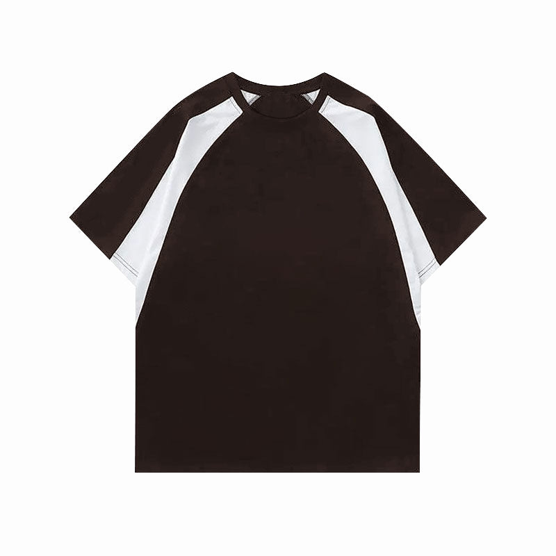 Dame Relaxed Fit Farve-Block T-Shirt Stilla