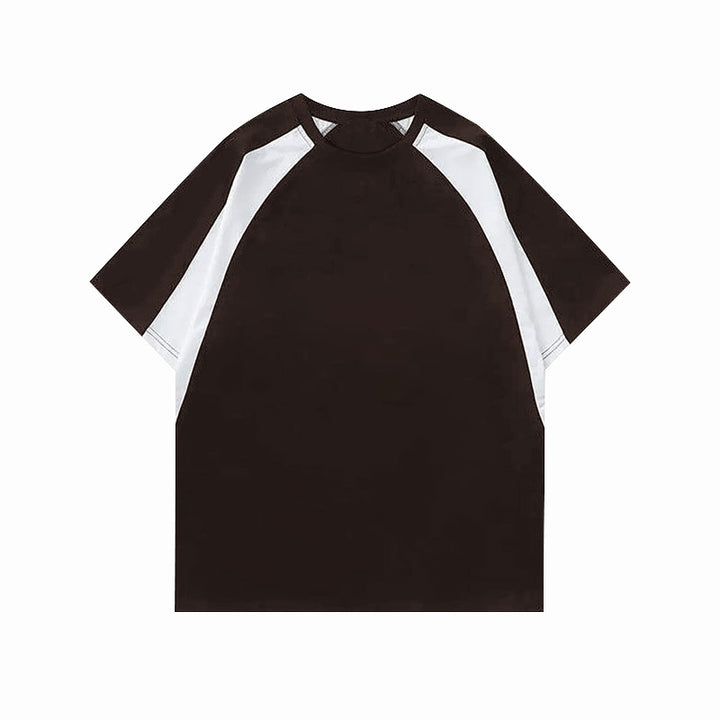 Dame Relaxed Fit Farve-Block T-Shirt Stilla