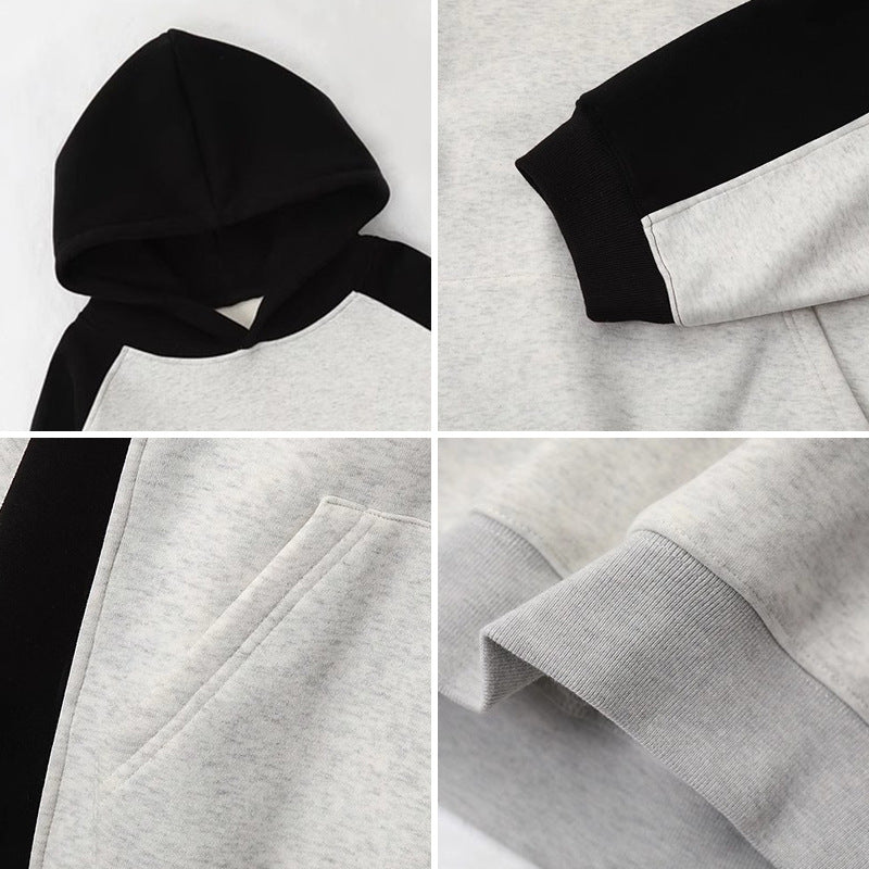 Femme Farveblokeret Snøre Hoodie Stilla