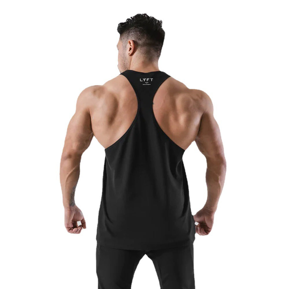 Herrer Fitness Tanktop med Racerback og åndbare egenskaber Stilla