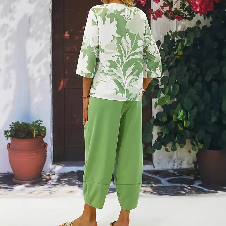 Dame blomster mønster lounge sæt Stilla