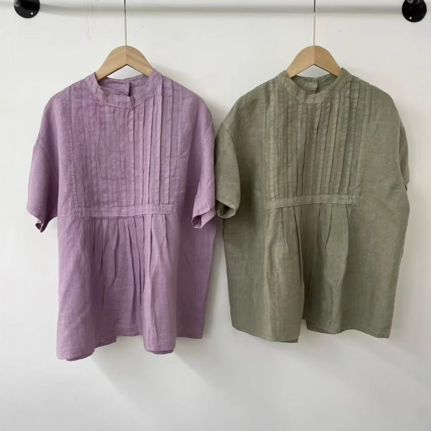 Dame Relaxed Fit Struktureret Tunika Top Stilla