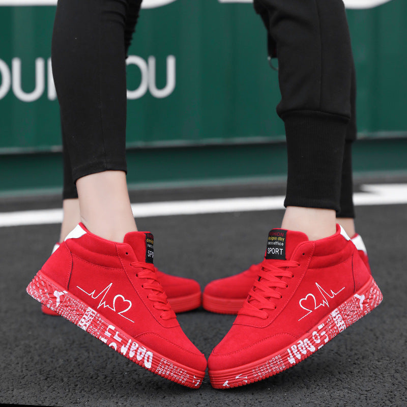 Herrer Stilfulde High-Top Sneakers med grafisk design Stilla