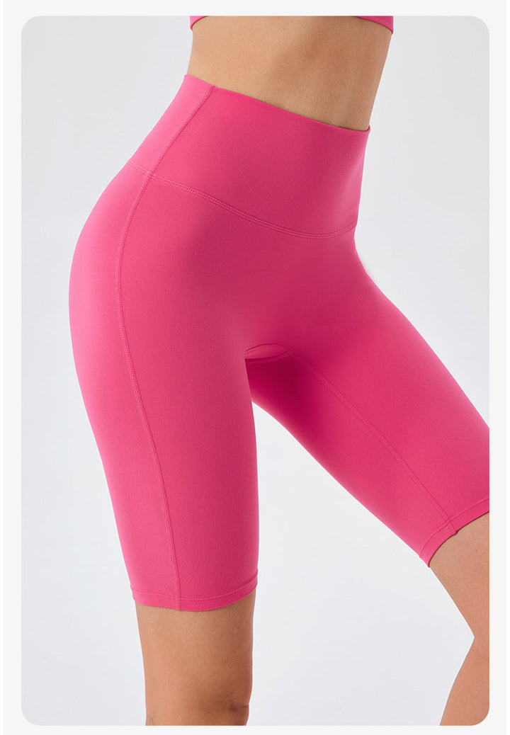 Stilla | Høj Talje Yoga Shorts Åndbare, Formende Fitness Shorts Til Kvinder
