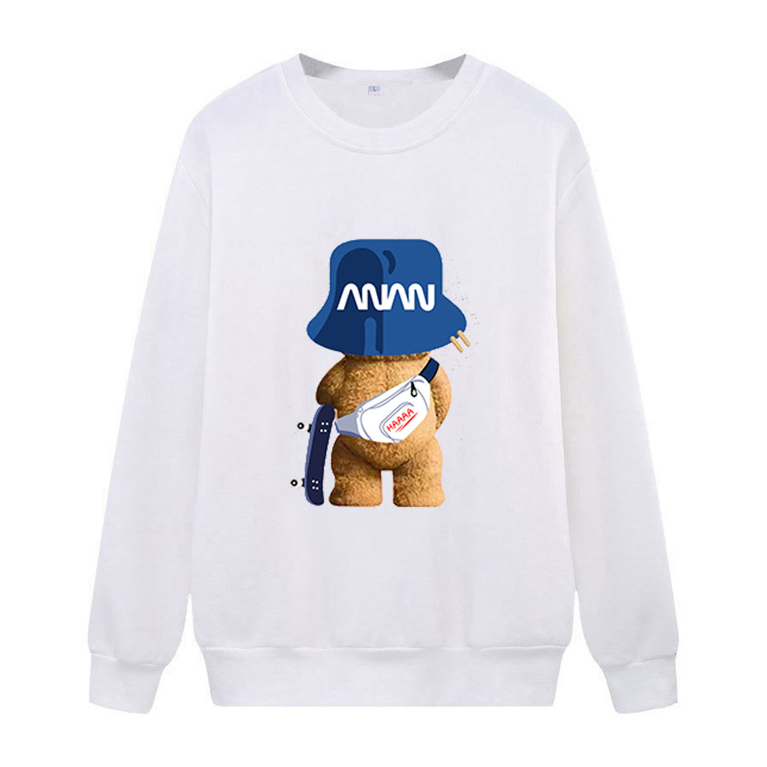 Kvinder casual sweatshirt med legende bjørnemotiver Skovae