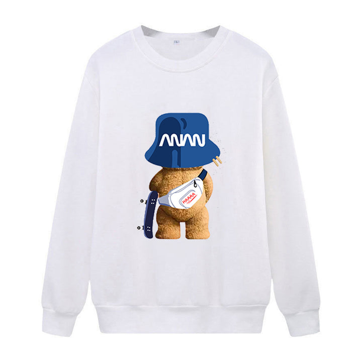 Kvinder casual sweatshirt med legende bjørnemotiver Skovae