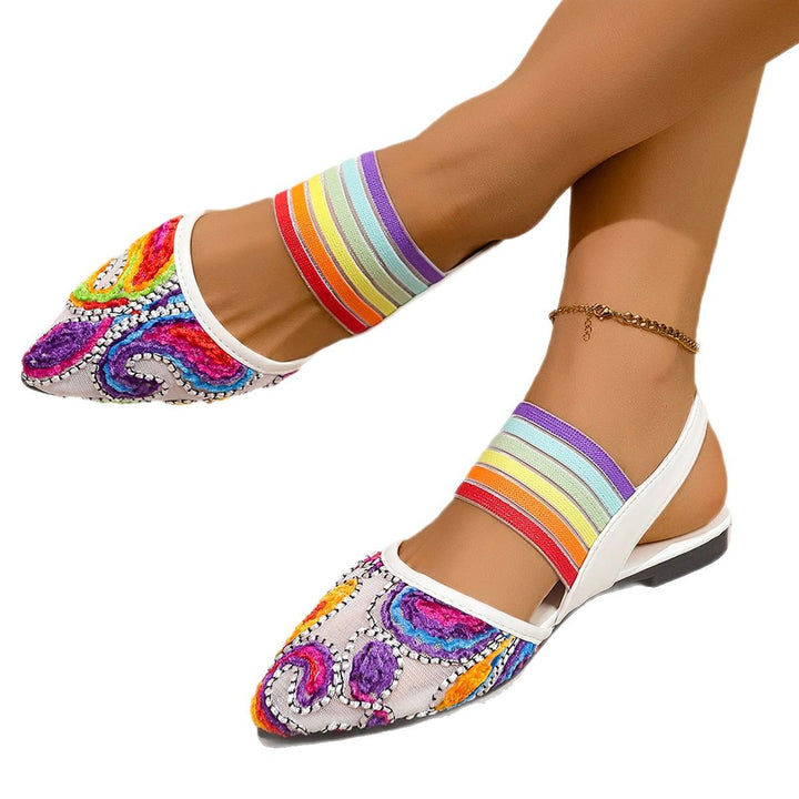 Dame elegante og kreative Sling-Back-sandaler Stilla