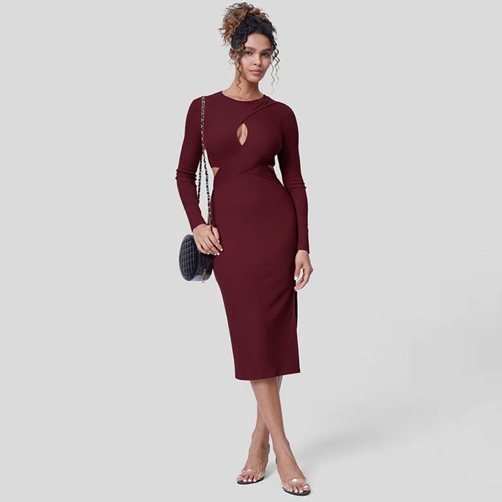 Stilla | Elegant Langærmet Bodycon Kjole