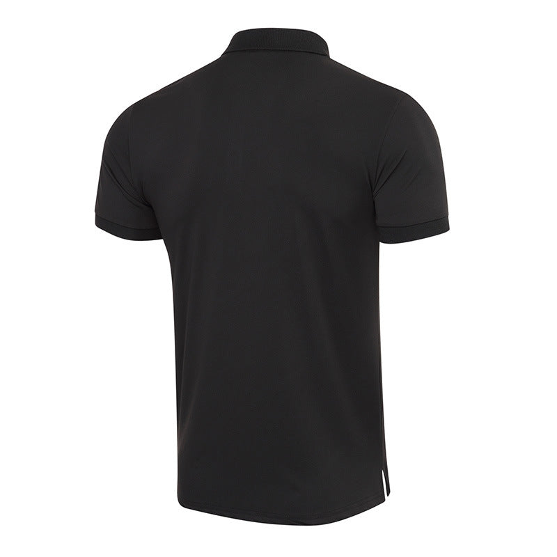 Herre fritids polo t-shirt lavet af åndbart funktionsmateriale med moderne krave Stilla