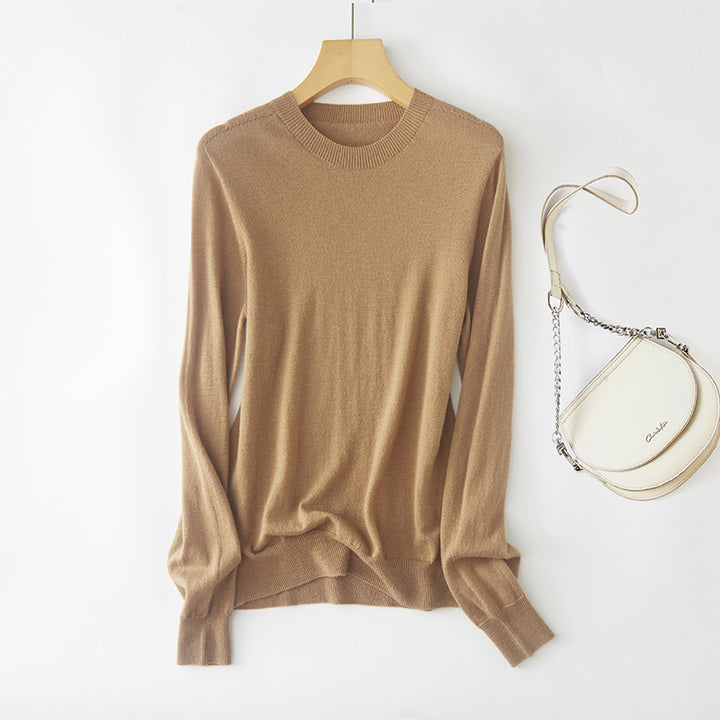 Femme Classic Relaxed Fit Strikpullover Stilla