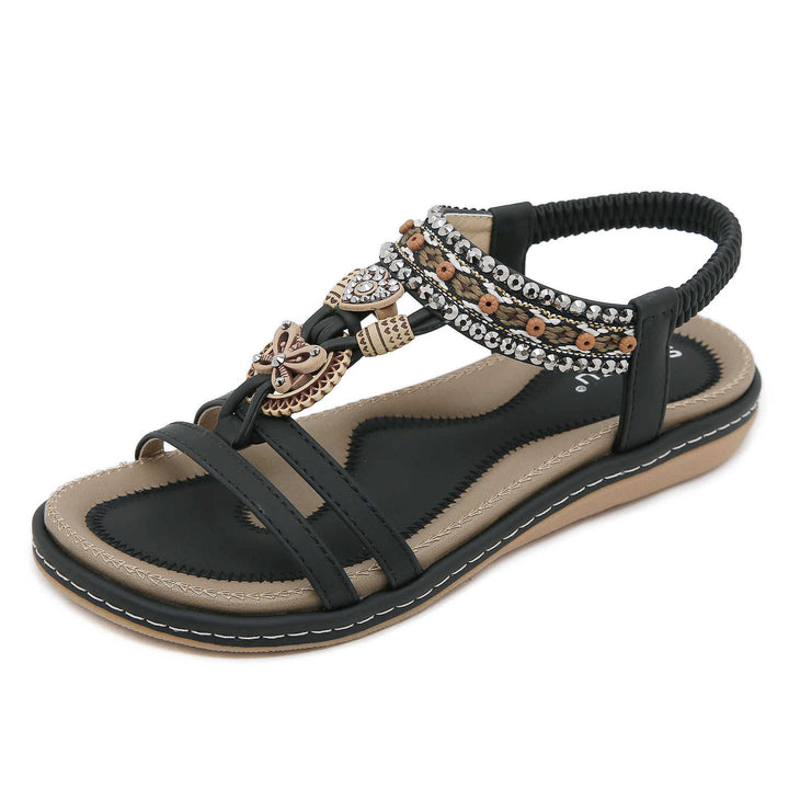 Dame elegante sandaler med moderigtige smykkedetaljer Stilla