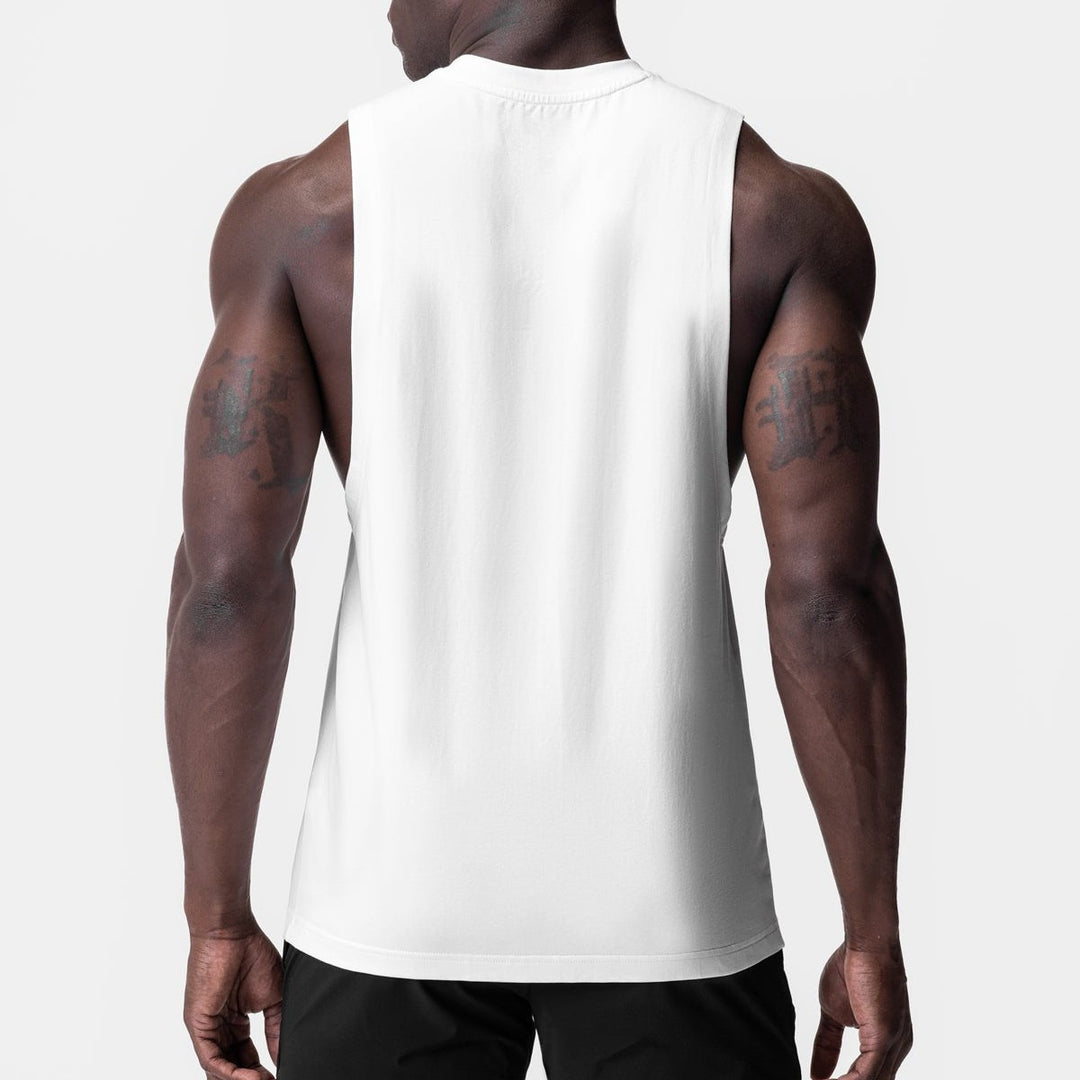 Herrer Sporty Muskelshirt med bred armhul Stilla