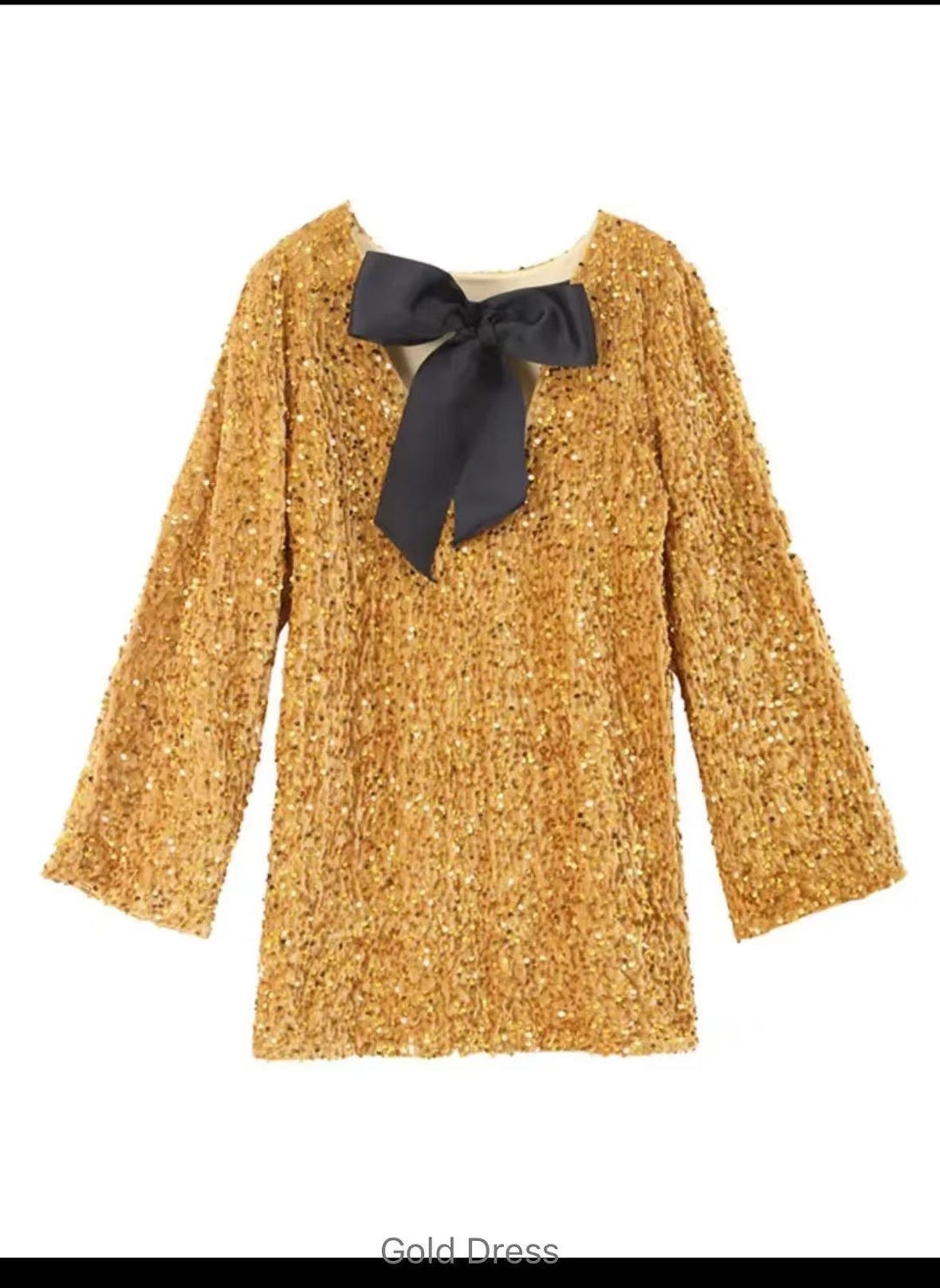 Dame aften kjole med elegant bue-ryg detalje Stilla