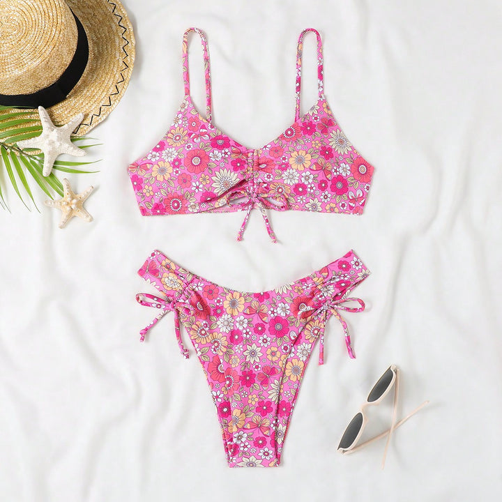 Dame blomster mønster bikini Skovae