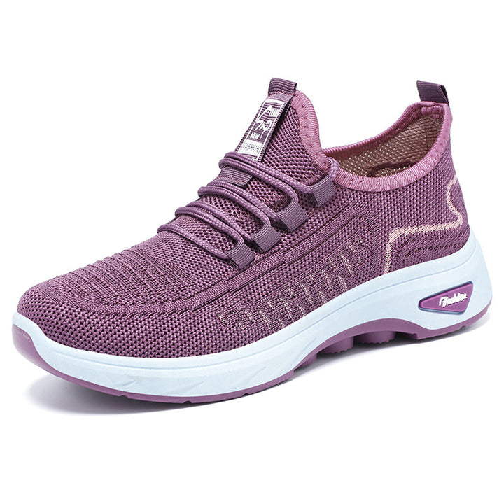 Dame Sporty Sneakers med elastisk overdel og skridsikker sål Stilla