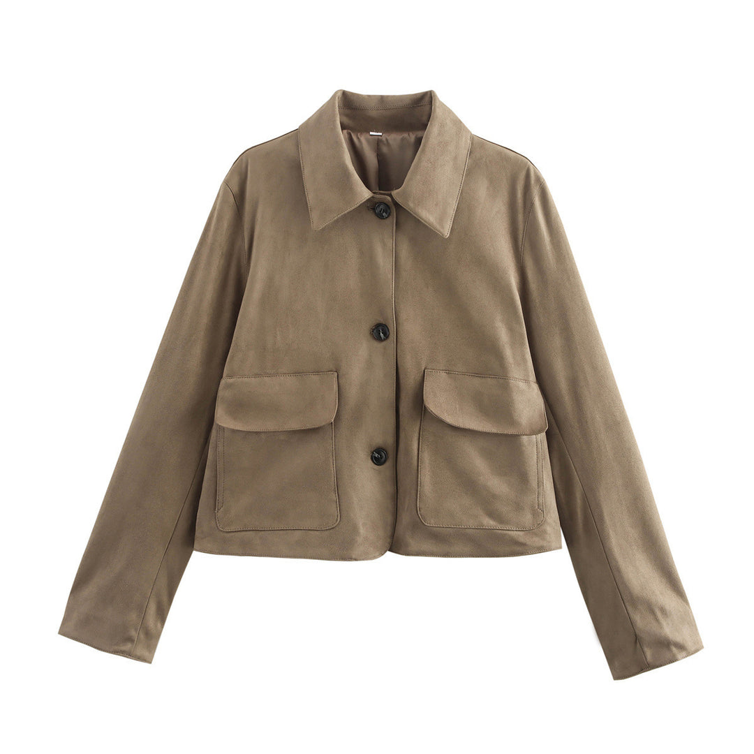 Femme Suede Utility Jakke Stilla