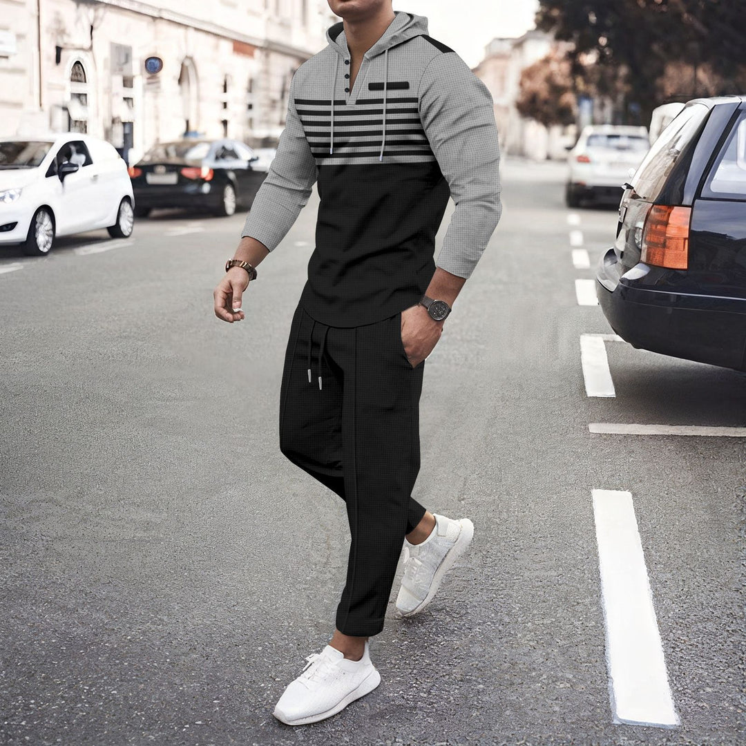Herrer sporty top og joggingbukser set Stilla