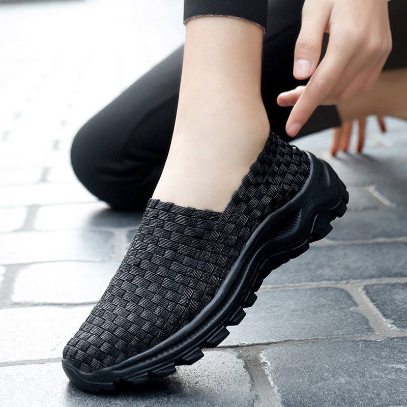 Dame Åndbare Slip-On Sko med Fleksibel Mesh-Overdel Stilla