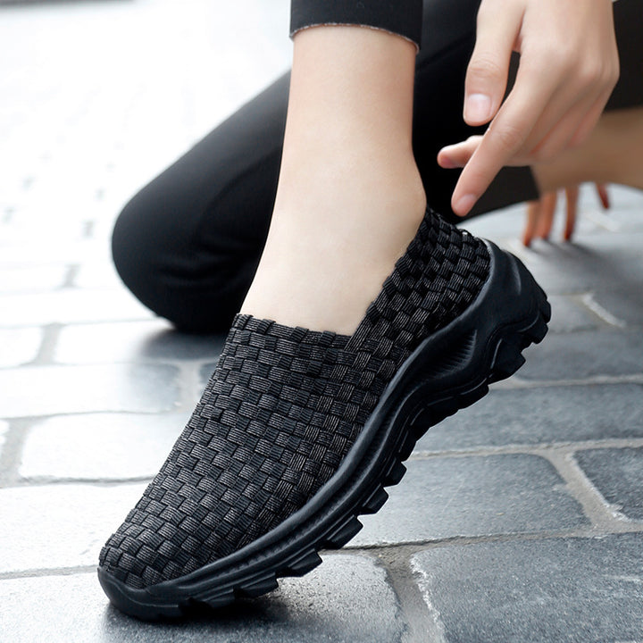 Dame Åndbare Slip-On Sko med Fleksibel Mesh-Overdel Stilla