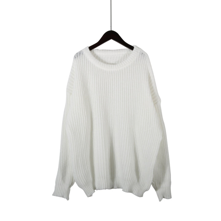 Kvinder chunky strikket sweater med oversize pasform og afslappede ærmer Stilla