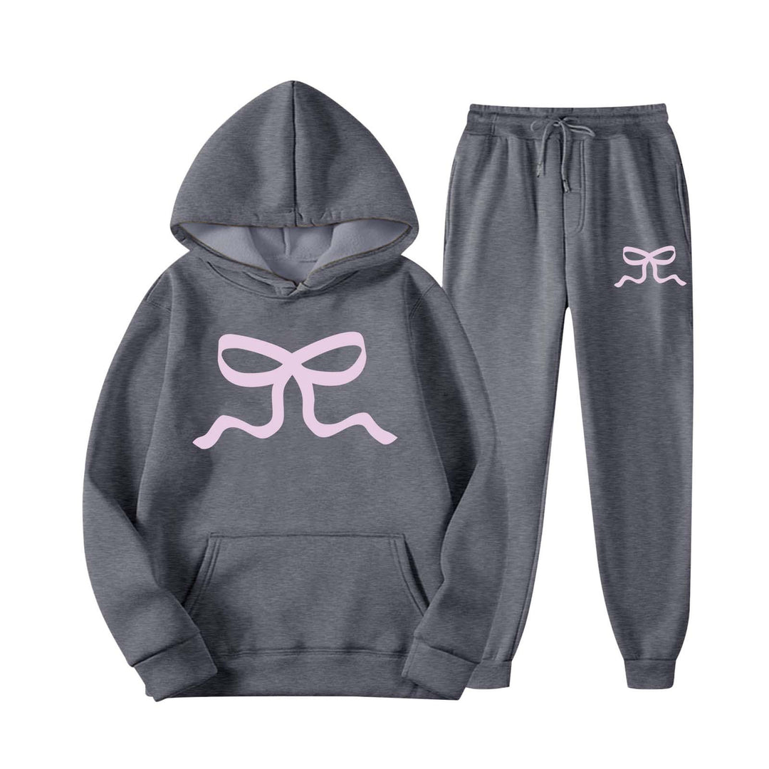 Kvinders casual hoodie og joggingbukser sæt Stilla