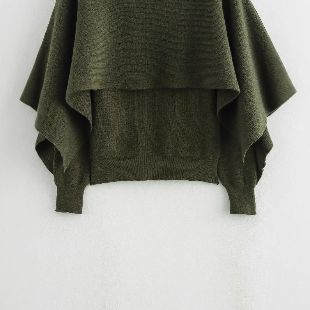 Femme Stilfuld Lagdelt Strik-Sweatshirt Stilla