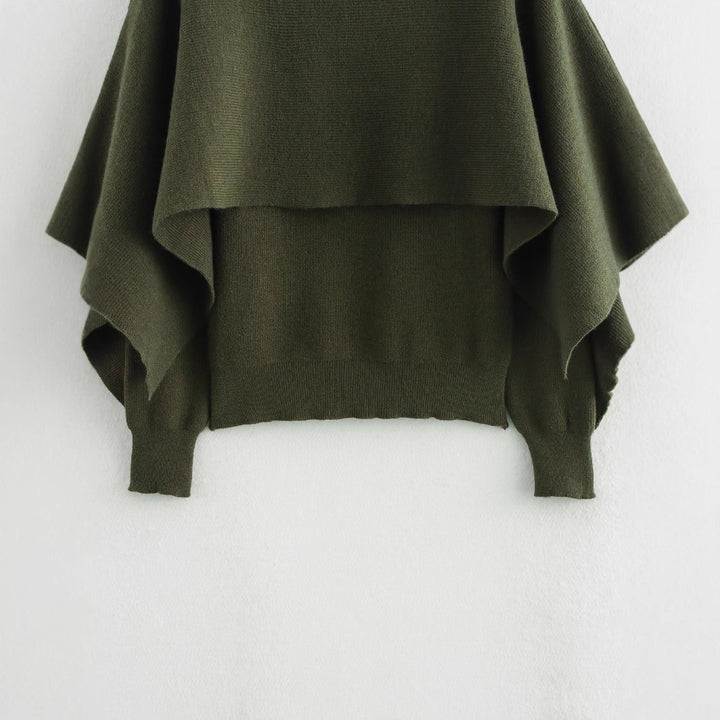 Femme Stilfuld Lagdelt Strik-Sweatshirt Stilla
