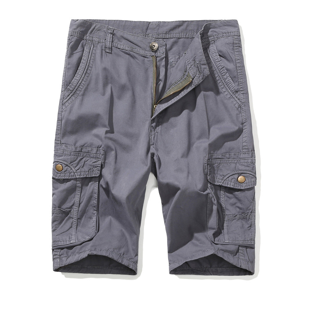 Herrer funktionelle Cargo-shorts med praktiske sidelommer Stilla