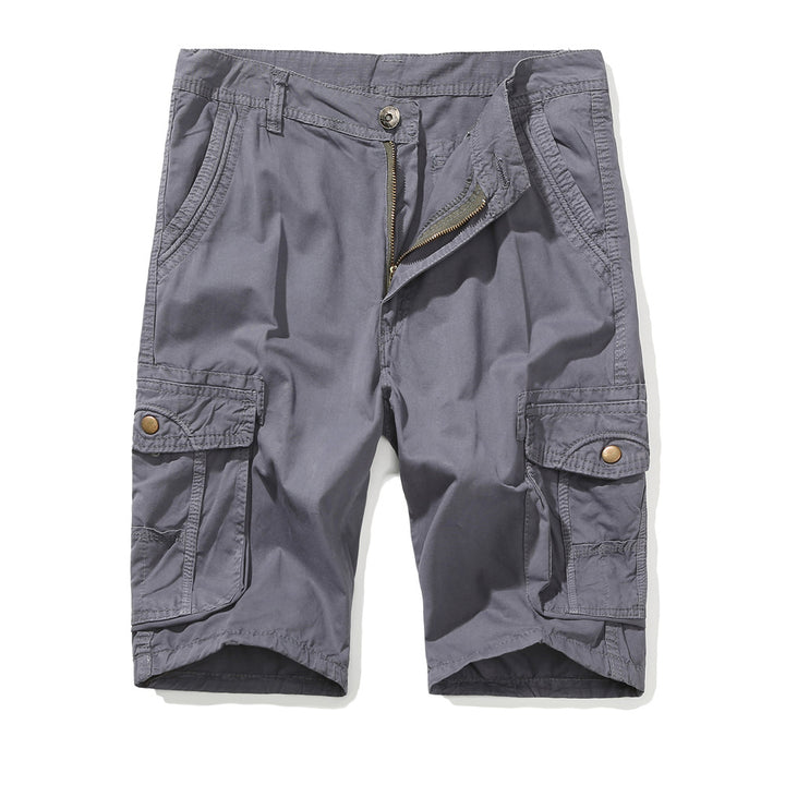 Herrer funktionelle Cargo-shorts med praktiske sidelommer Stilla