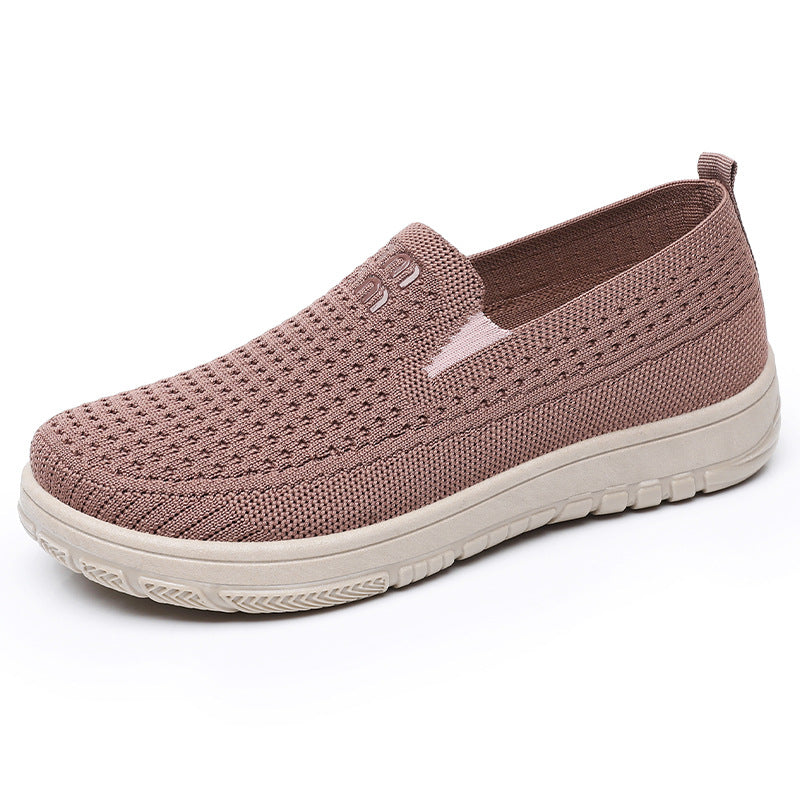 Dame Åndbare Slip-On Fritidssko med elastisk Komfort-overdel Stilla