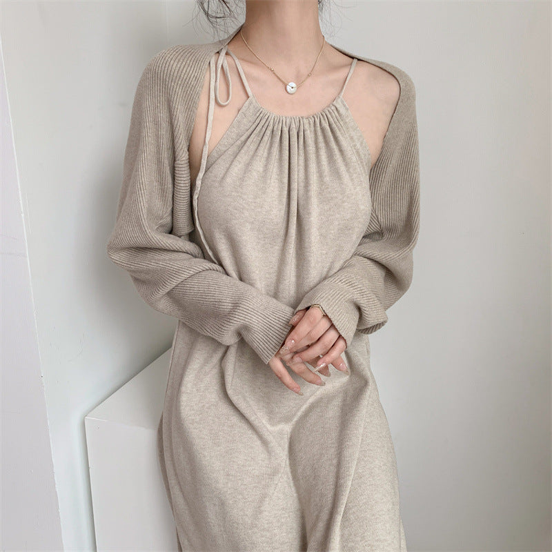 Femme Loose Fit Maxi Kjole med justerbare stropper Stilla