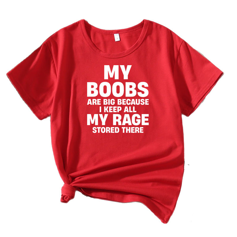 Dame Iøjnefaldende Statement Grafik T-Shirt Stilla