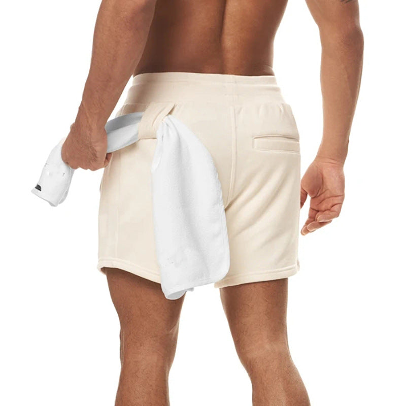 Herre sporty shorts med praktiske sidelommer og justerbart bånd Stilla