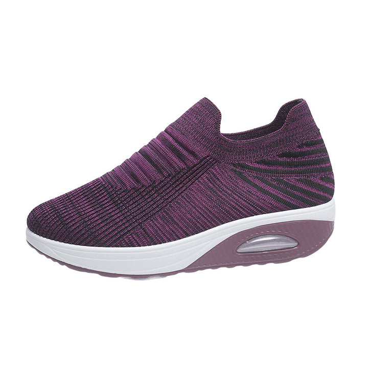 Dame Behagelige Slip-On Sneakers med åndbart overmateriale og stødabsorberende sål Stilla