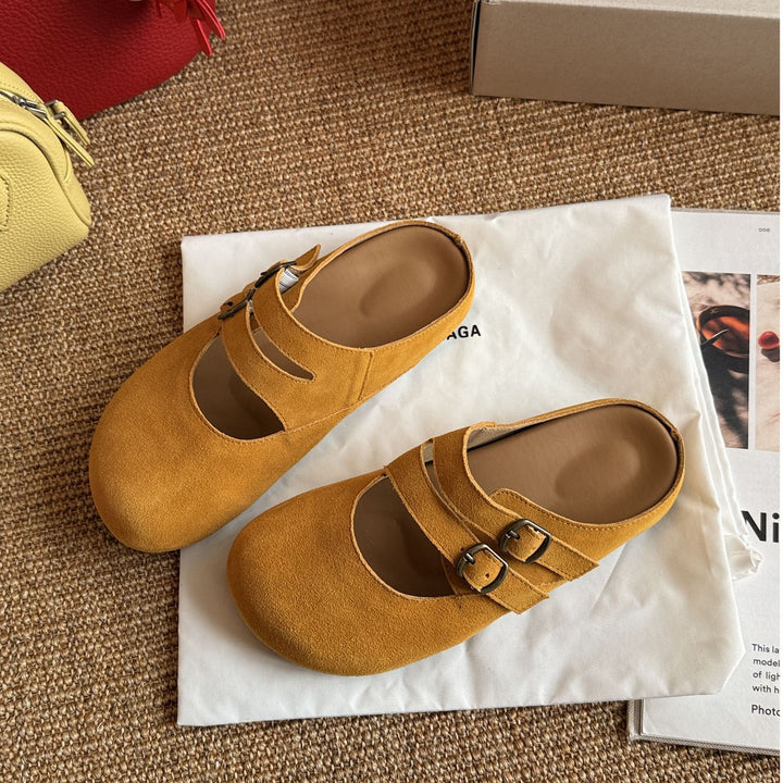 Femme Comfort Spænde Slide Mules Stilla