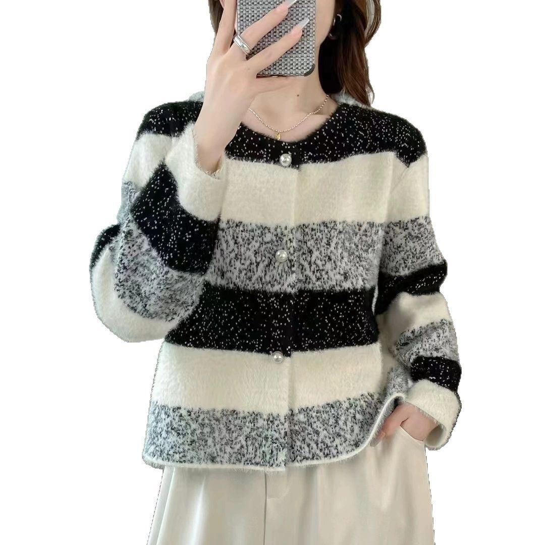 Kvindernes hyggelige cardigan med perleknapper Stilla