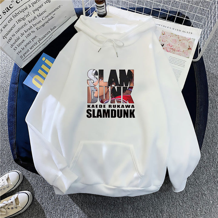 Kvindernes hoodie med kreativt Slam Dunk motiv Skovae